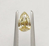 0.71 carat Pear diamond  Yellow SI2