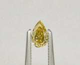 0.48 carat Pear diamond  Yellow VS2