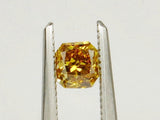 0.51 carat Radiant diamond  Yellow SI1