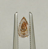 0.50 carat Pear diamond  Brown SI1