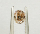 0.54 carat Cushion diamond  Orange SI1
