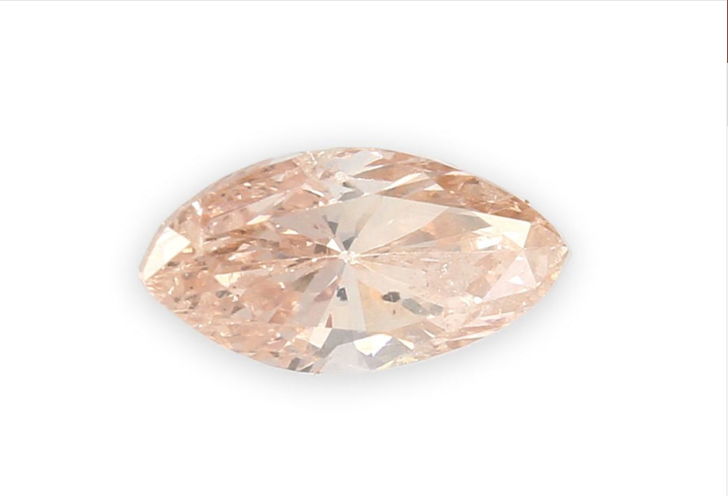 0.32 carat Marquise diamond  Pink SI2