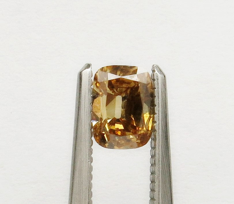 0.53 carat Cushion diamond  Brown SI2