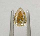 0.58 carat Pear diamond  Brown VS2