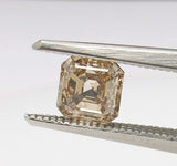 1.24 carat Emerald diamond  Brown VS1