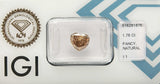 1.76 carat Heart diamond  Brown I1