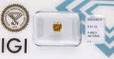 0.91 carat Cushion diamond  Yellow I1