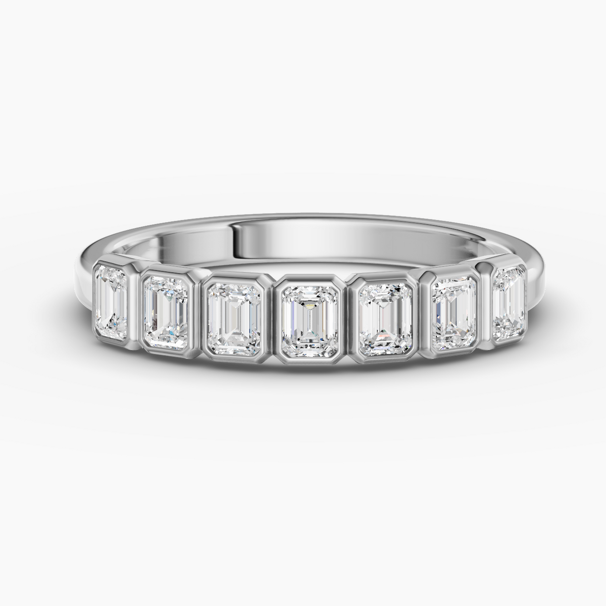 18K White Gold, Platine