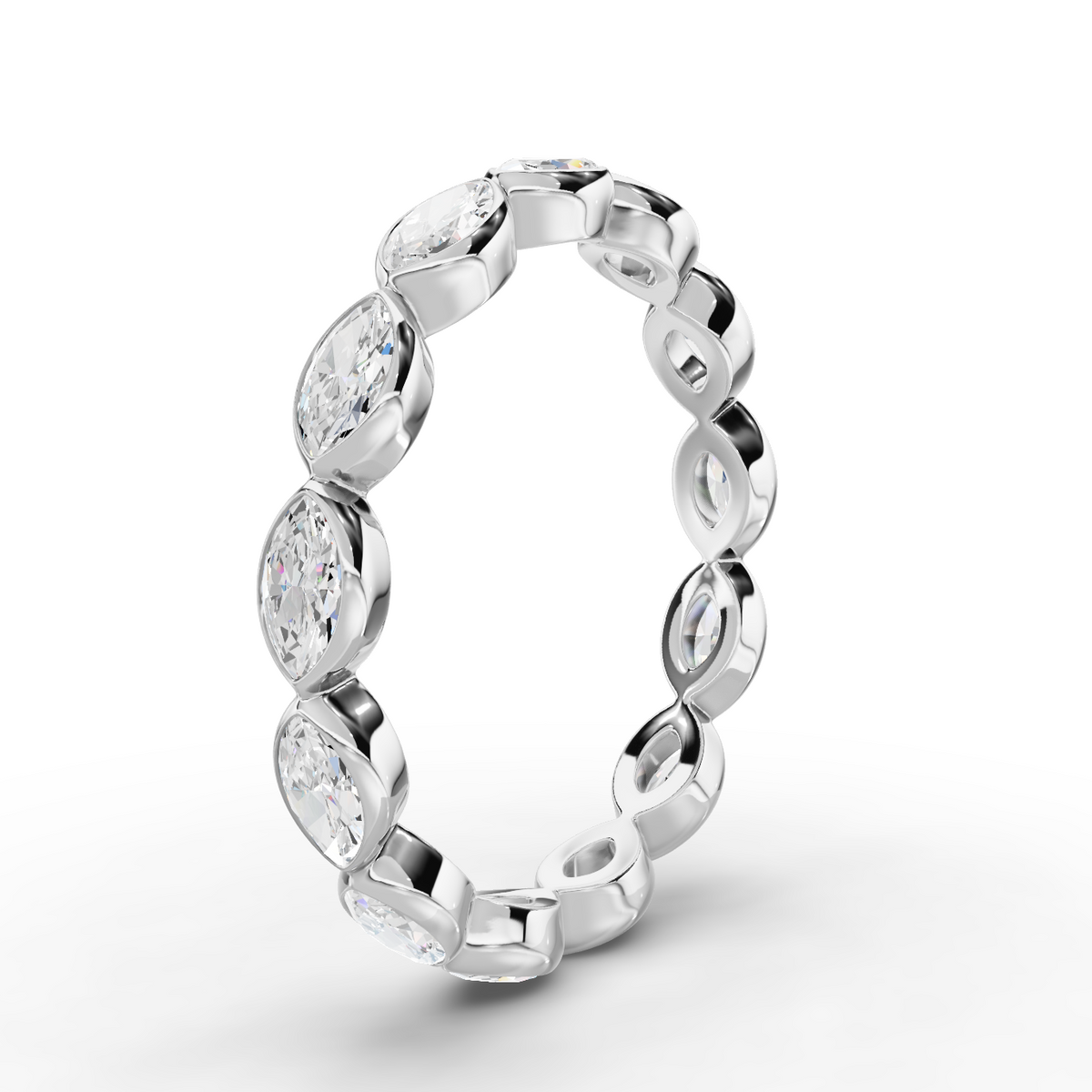 18K White Gold, 14K White Gold