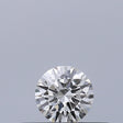 0.19 carat Round diamond F IF Excellent
