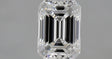 1.00 carat Emerald diamond E VVS2 