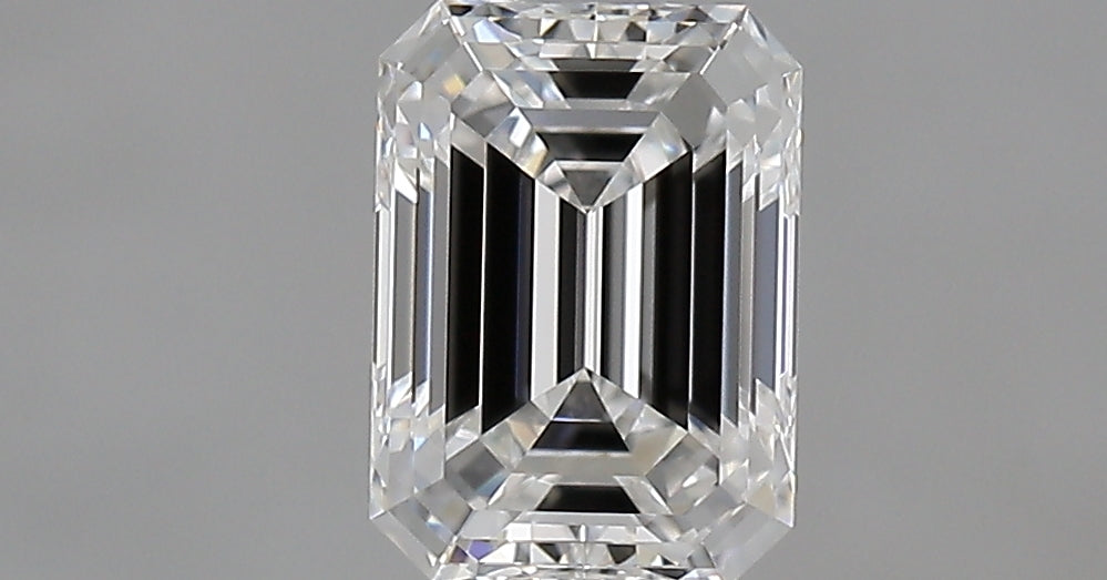 1.00 carat Emerald diamond E VVS2 