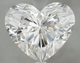 5.66 carat Heart diamond H IF 