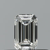 0.25 carat Emerald diamond F IF 