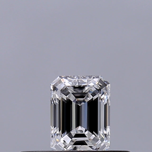 0.25 carat Emerald diamond D VVS2 