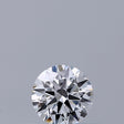 0.24 carat Round diamond F IF Excellent