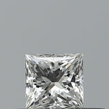 0.23 carat Princess diamond F VVS1 
