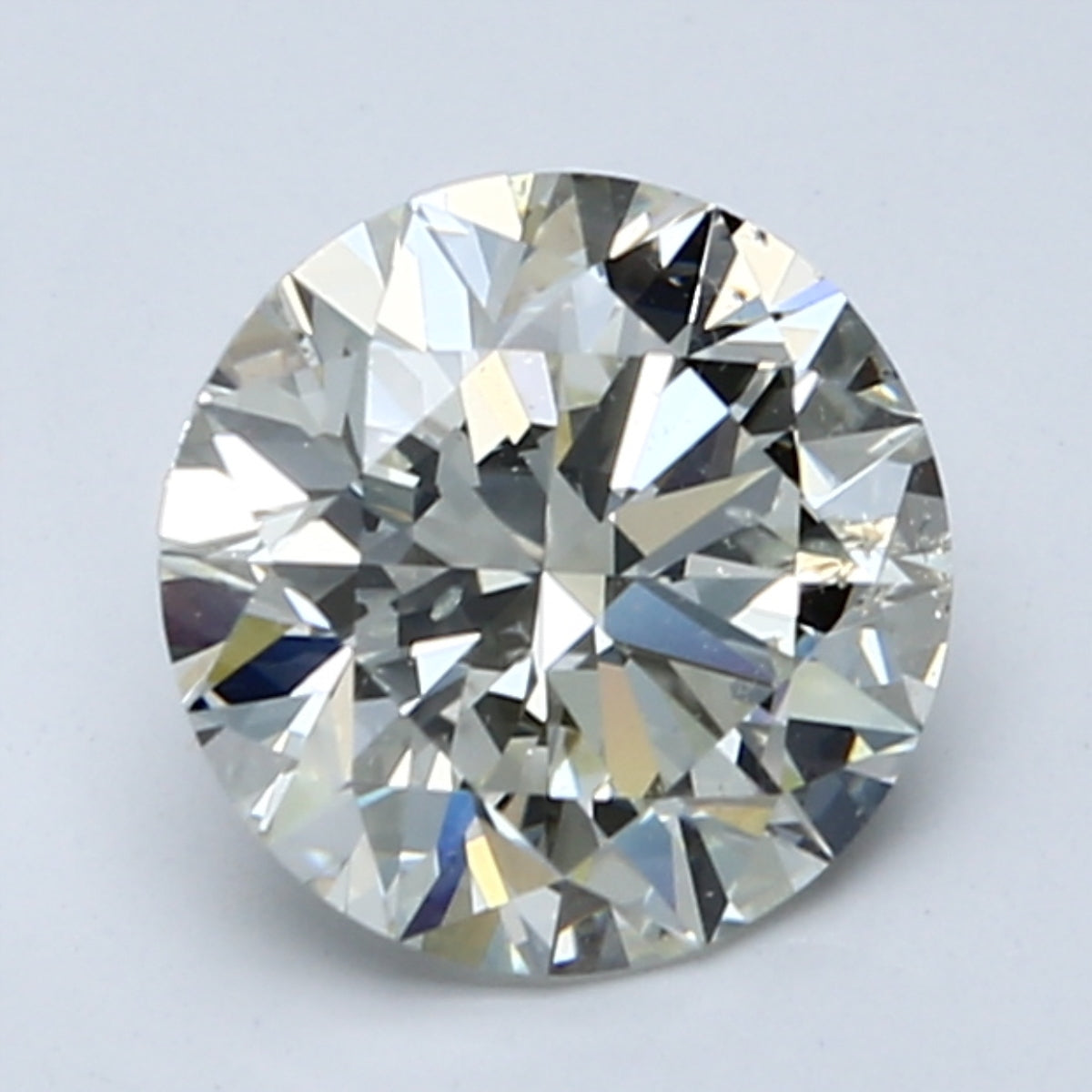 1.71 carat Round diamond J  I1 Excellent