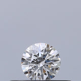 0.19 carat Round diamond D VVS1 Excellent