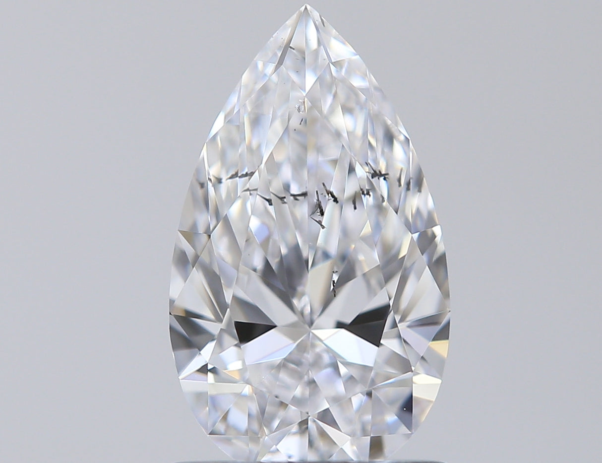 0.90 carat Pear diamond D SI2 