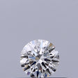 0.25 carat Round diamond E VVS2 Excellent