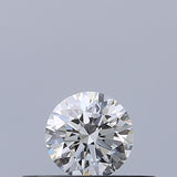 0.22 carat Round diamond E VVS2 Excellent