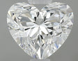 0.63 carat Heart diamond F VS2 