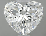 0.63 carat Heart diamond F VS2 