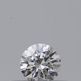 0.18 carat Round diamond D  VVS2 Excellent