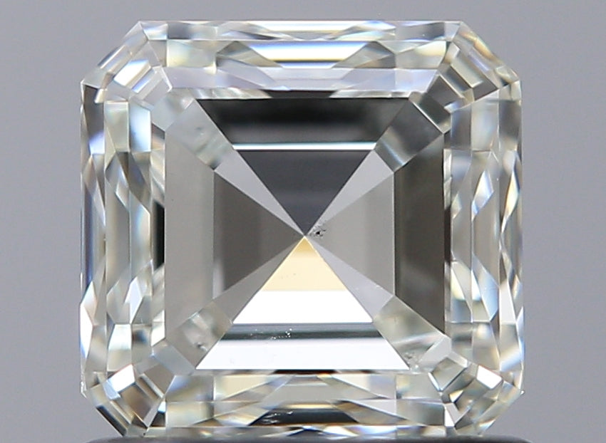 1.00 carat Asscher diamond K SI1 