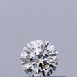 0.24 carat Round diamond E IF Excellent