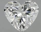 0.90 carat Heart diamond E VS1 
