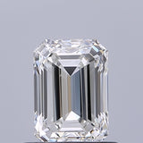 0.70 carat Emerald diamond F VVS2 