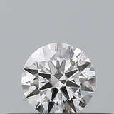 0.19 carat Round diamond F  VVS1 Excellent
