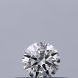 0.18 carat Round diamond E VVS1 Excellent