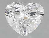 0.63 carat Heart diamond D SI1 