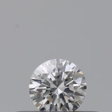 0.19 carat Round diamond E  VVS2 Excellent