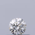 0.25 carat Round diamond E VVS2 Excellent