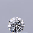 0.25 carat Round diamond E VVS2 Excellent