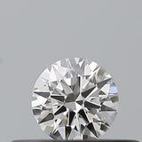 0.18 carat Round diamond E  VVS2 Excellent