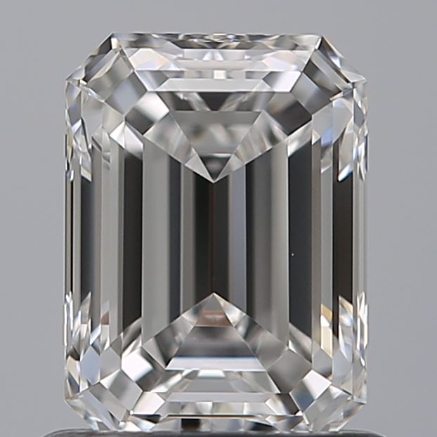 1.01 carat Emerald diamond D  VVS2