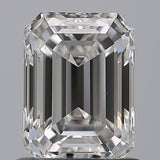 1.01 carat Emerald diamond D  VVS2