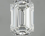 0.81 carat Emerald diamond F VS2 
