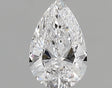 0.35 carat Pear diamond D VVS2 