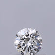 0.24 carat Round diamond F VVS1 Excellent