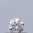 0.19 carat Round diamond G IF Excellent