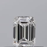 0.25 carat Emerald diamond D  VVS2