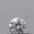 0.21 carat Round diamond E IF Excellent