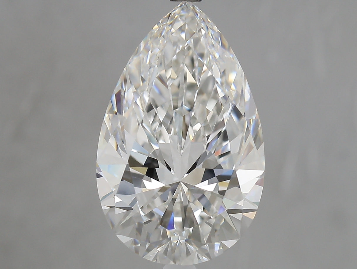 5.01 carat Pear diamond F VVS2 