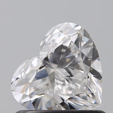 0.74 carat Heart diamond D  VVS2